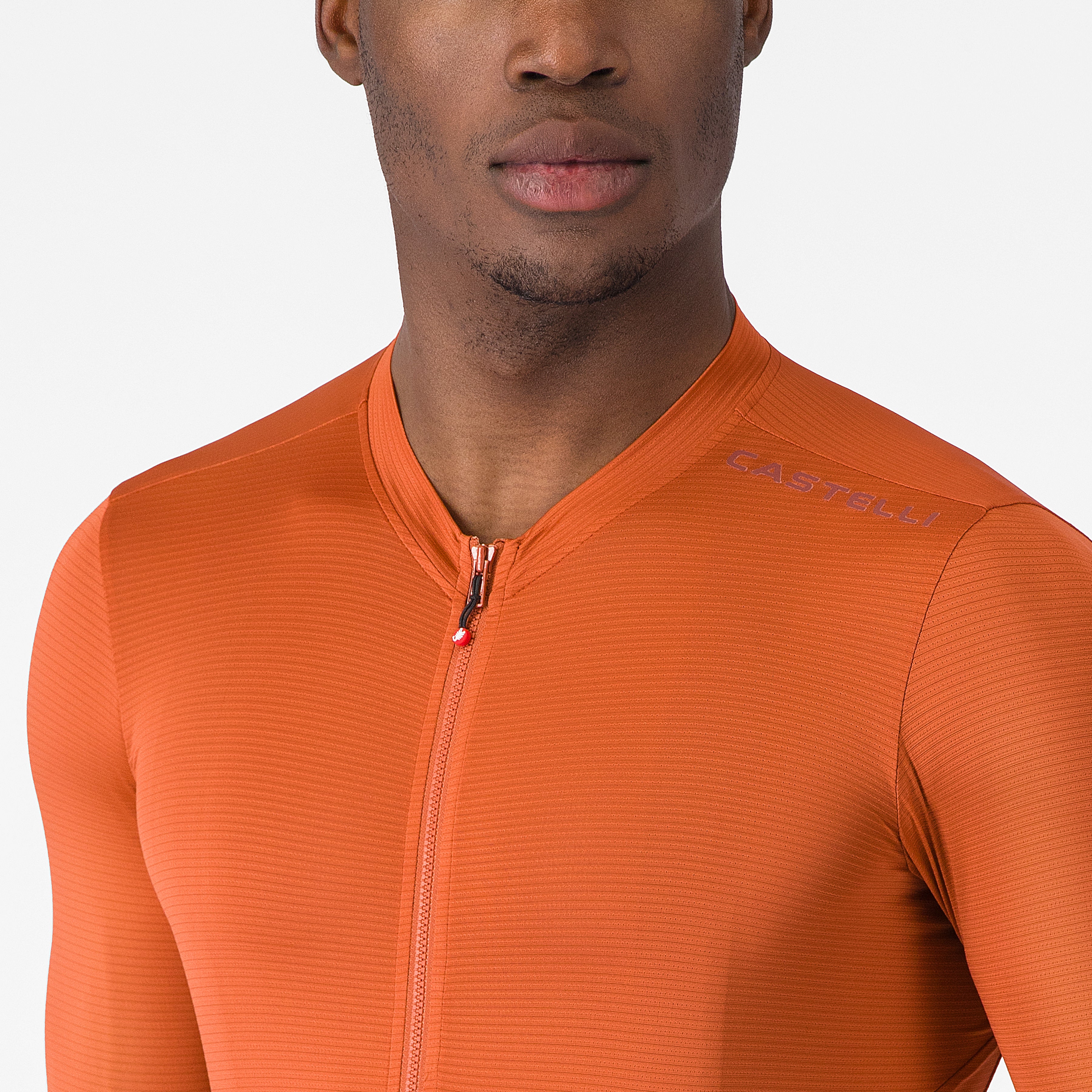 Maglia maniche lunghe Castelli Espresso 2 - Arancio Castelli