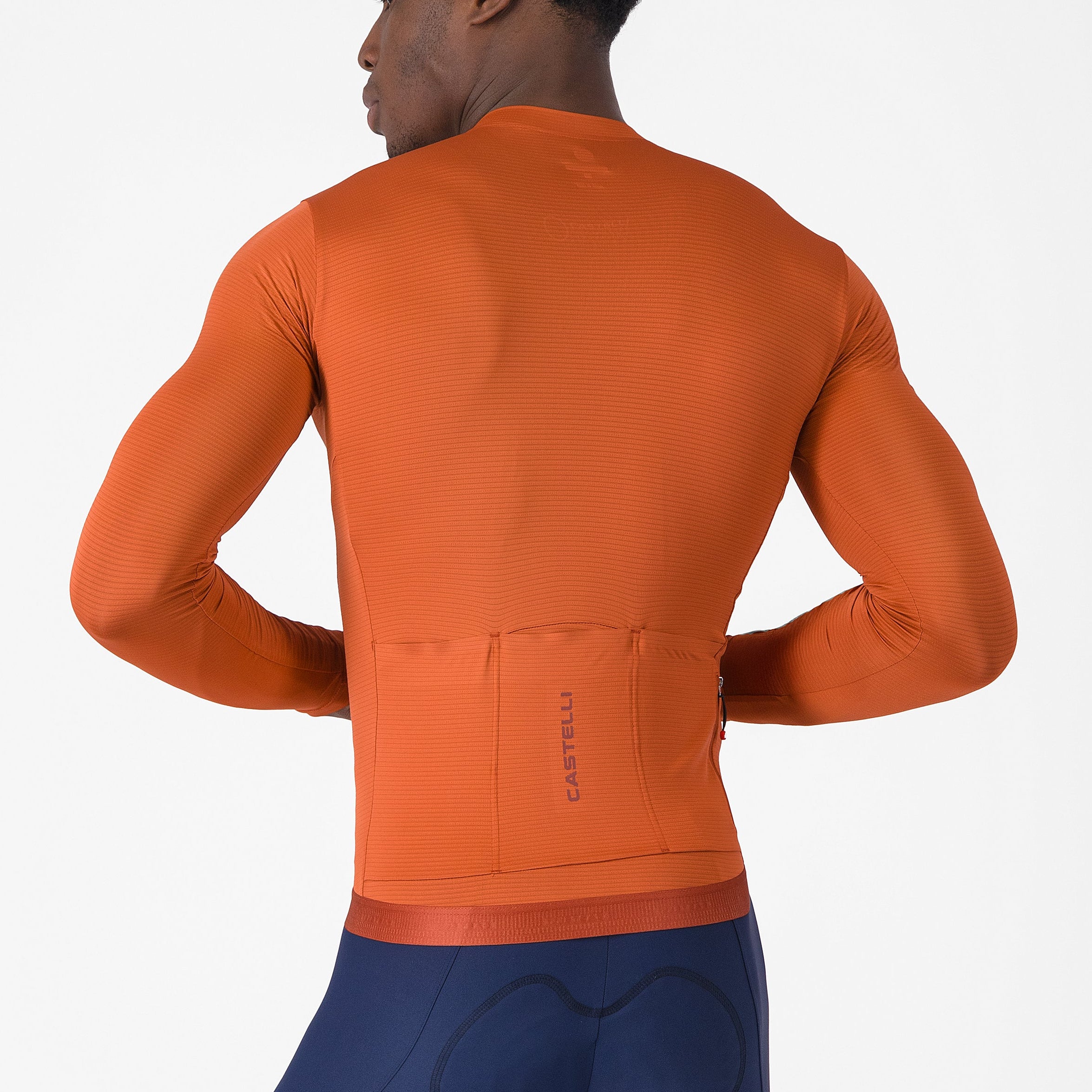 Maglia maniche lunghe Castelli Espresso 2 - Arancio Castelli