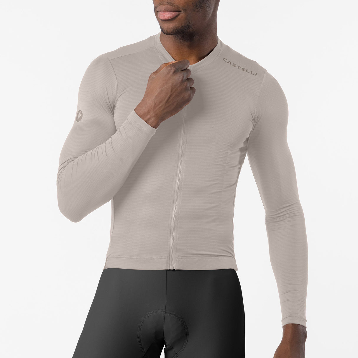 Castelli Espresso 2 langarmtrikot - Beige