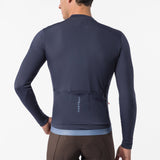 Maillot mangas largas Castelli Espresso Thermal 2 - Azul oscuro