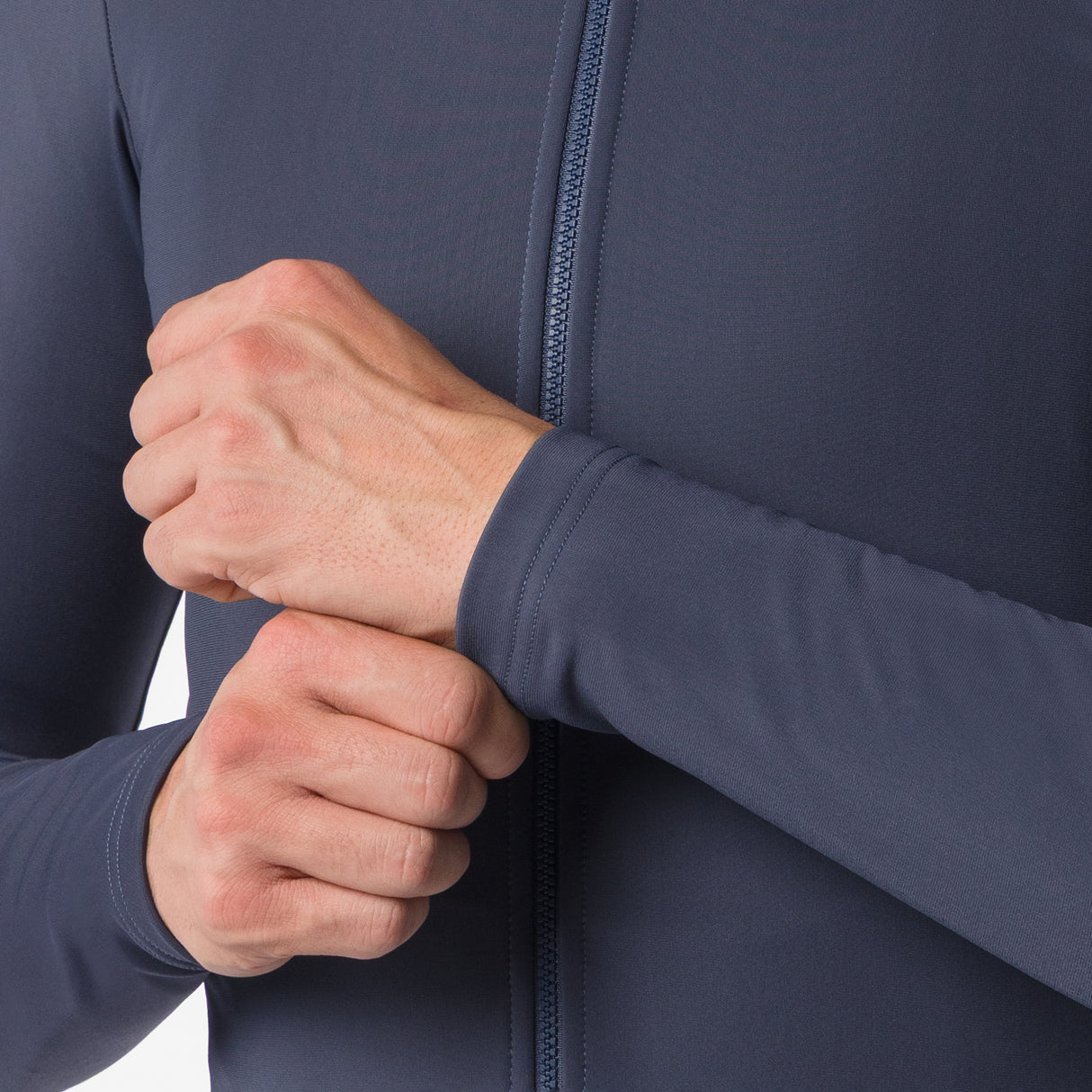 Maillot mangas largas Castelli Espresso Thermal 2 - Azul oscuro