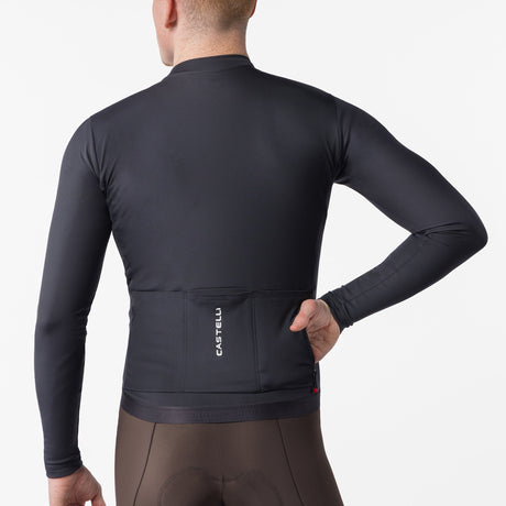 Maillot de manga larga Castelli Espresso Thermal 2 - Negro