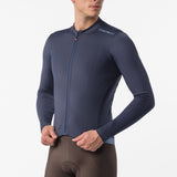 Maillot mangas largas Castelli Espresso Thermal 2 - Azul oscuro