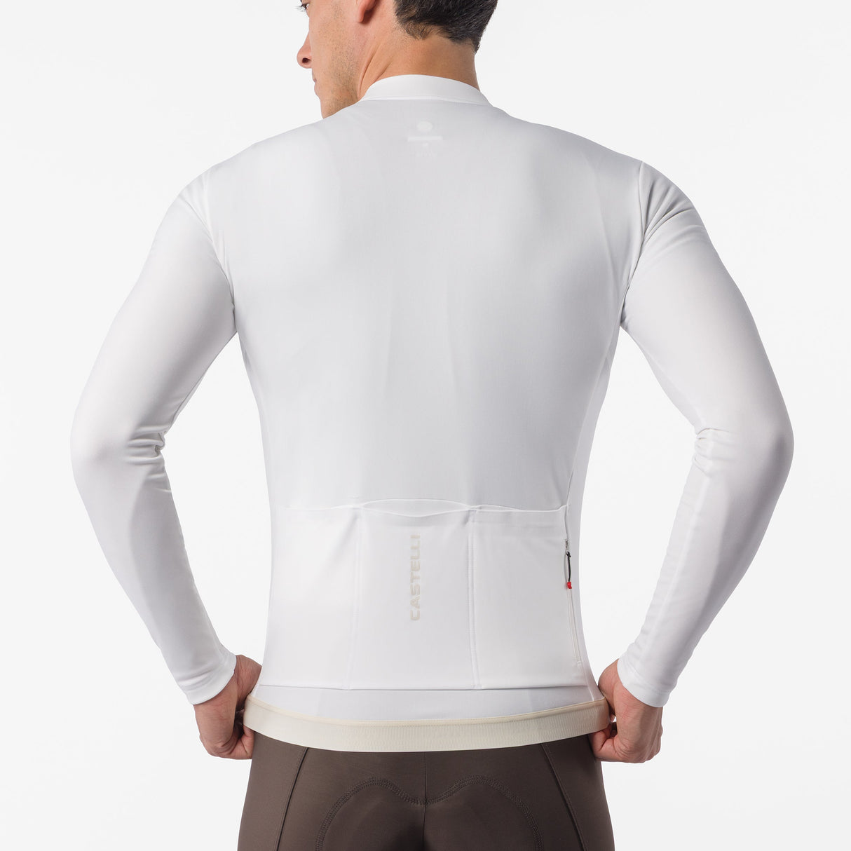 Maillot mangas largas Castelli Espresso Thermal 2 - Blanco