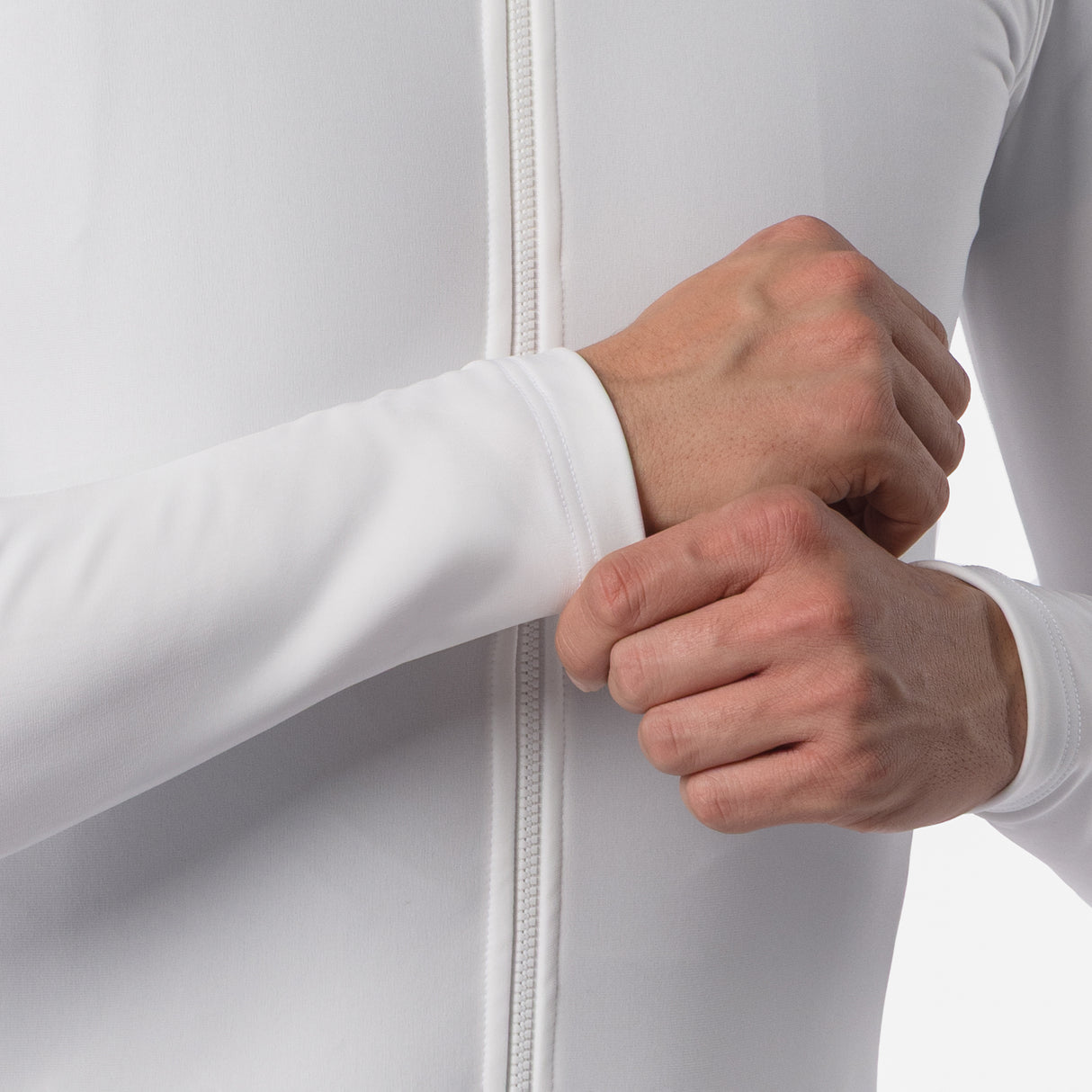 Maillot mangas largas Castelli Espresso Thermal 2 - Blanco