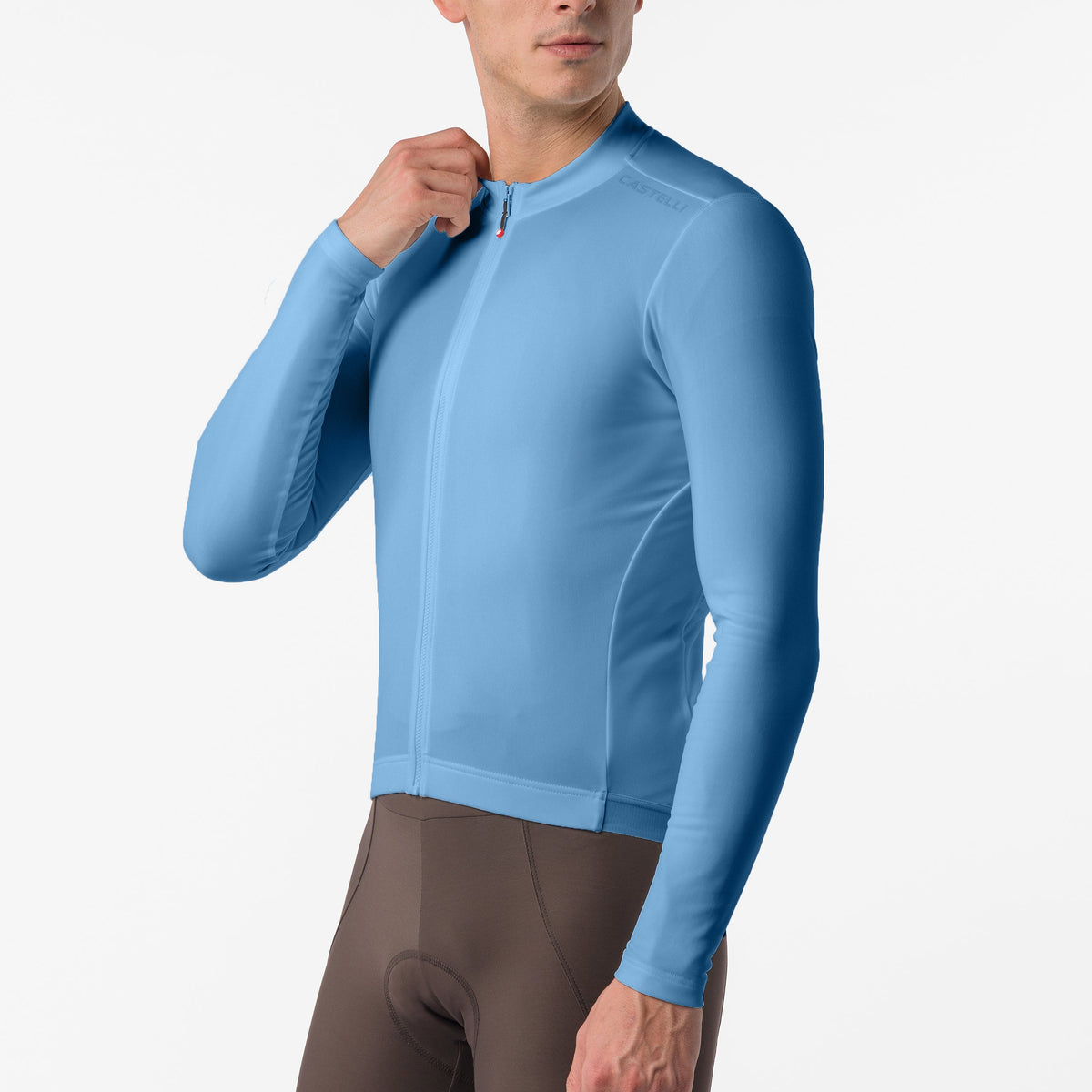 Maglia maniche lunghe Castelli Espresso Thermal 2 - Blu Castelli