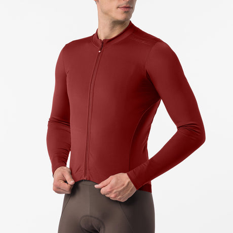 Maillot manches longues Castelli Espresso Thermal 2 - Rouge