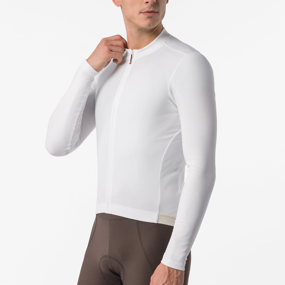 Maillot mangas largas Castelli Espresso Thermal 2 - Blanco
