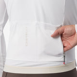 Maillot mangas largas Castelli Espresso Thermal 2 - Blanco