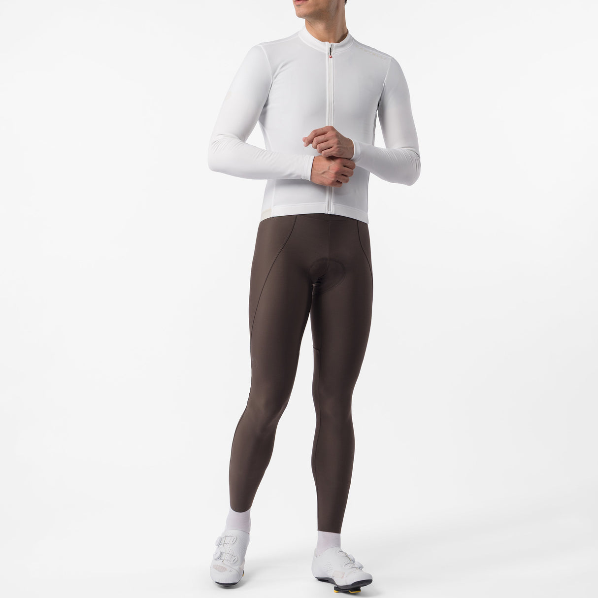 Maillot mangas largas Castelli Espresso Thermal 2 - Blanco