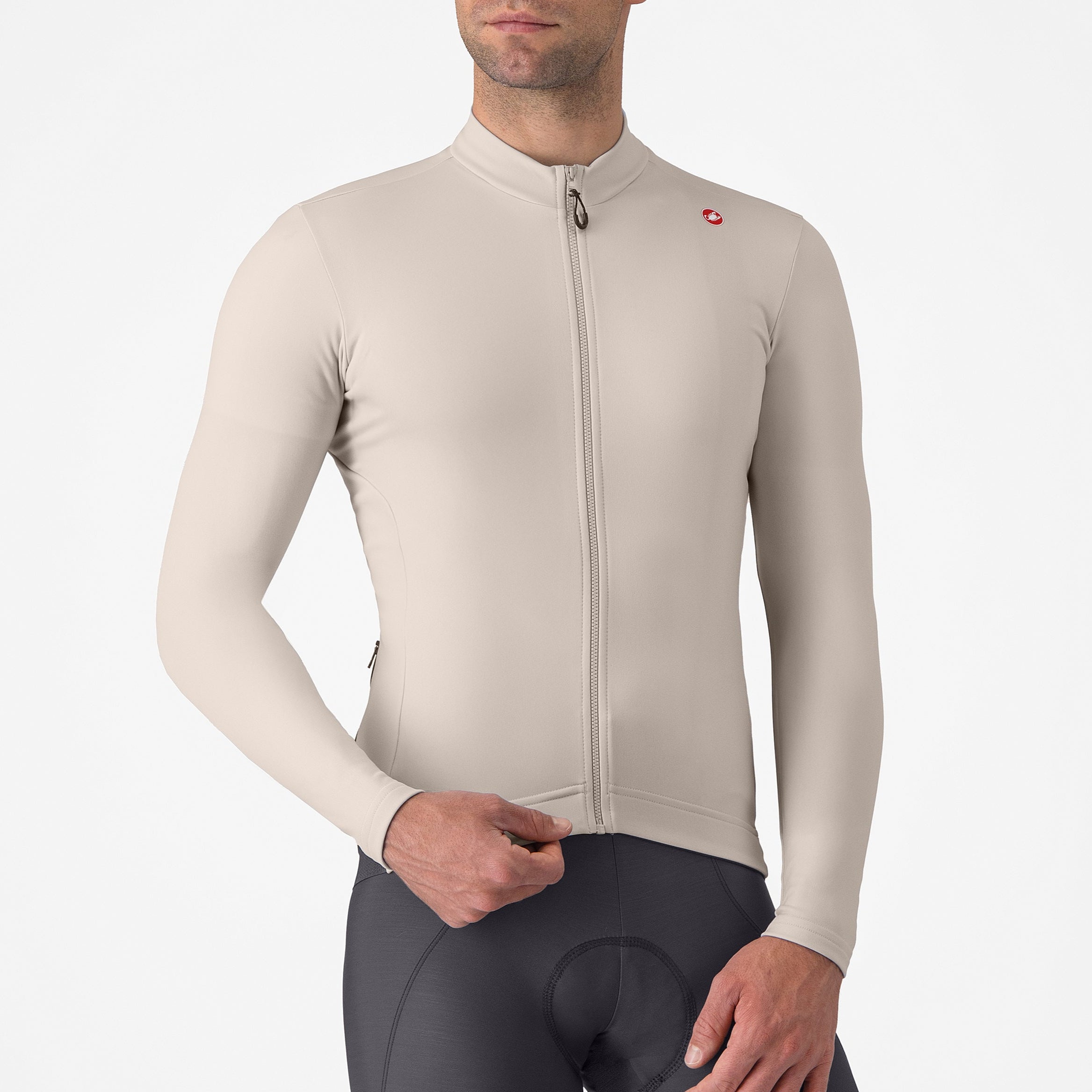 Maglia maniche lunghe Castelli Espresso Thermal - Beige Castelli