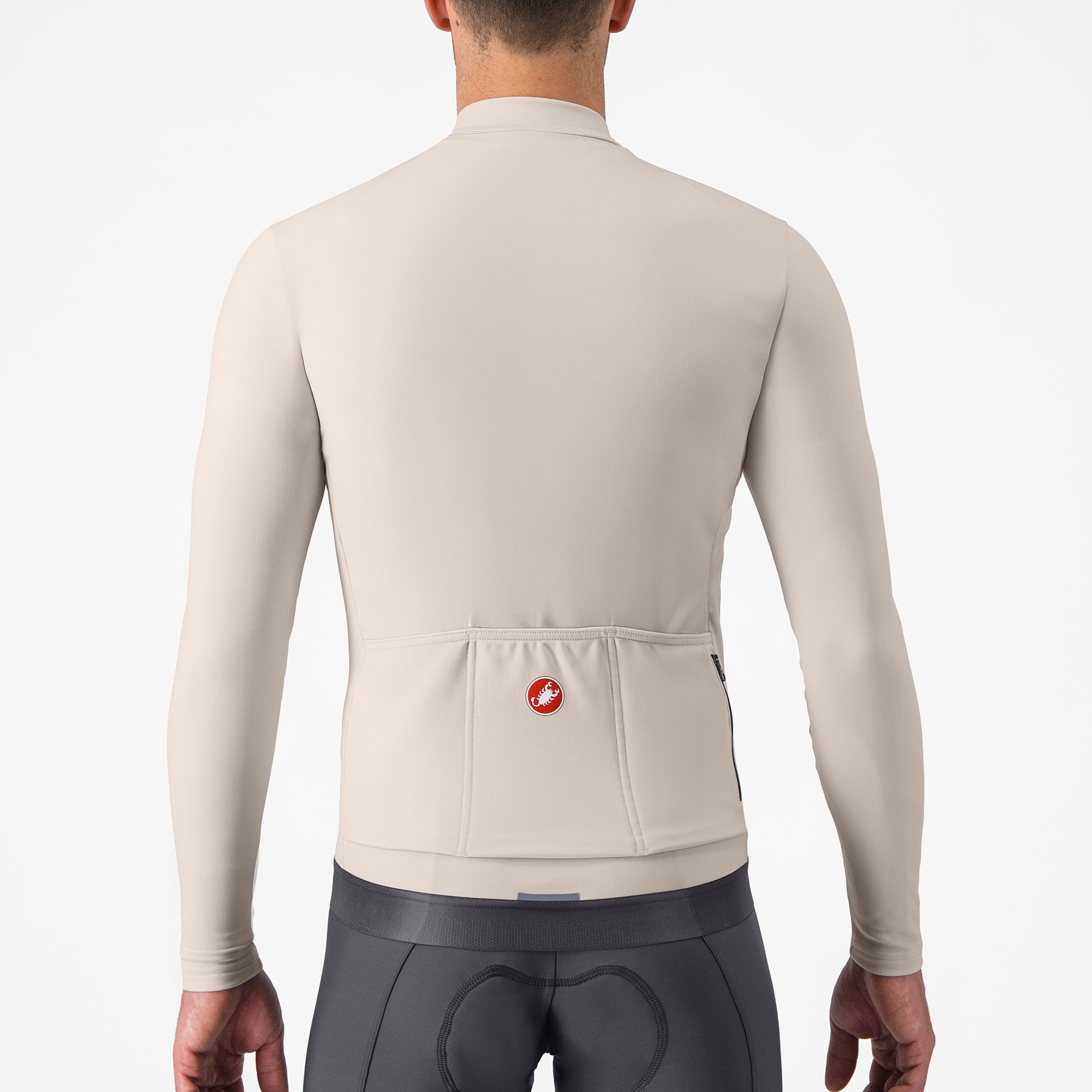 Maglia maniche lunghe Castelli Espresso Thermal - Beige Castelli