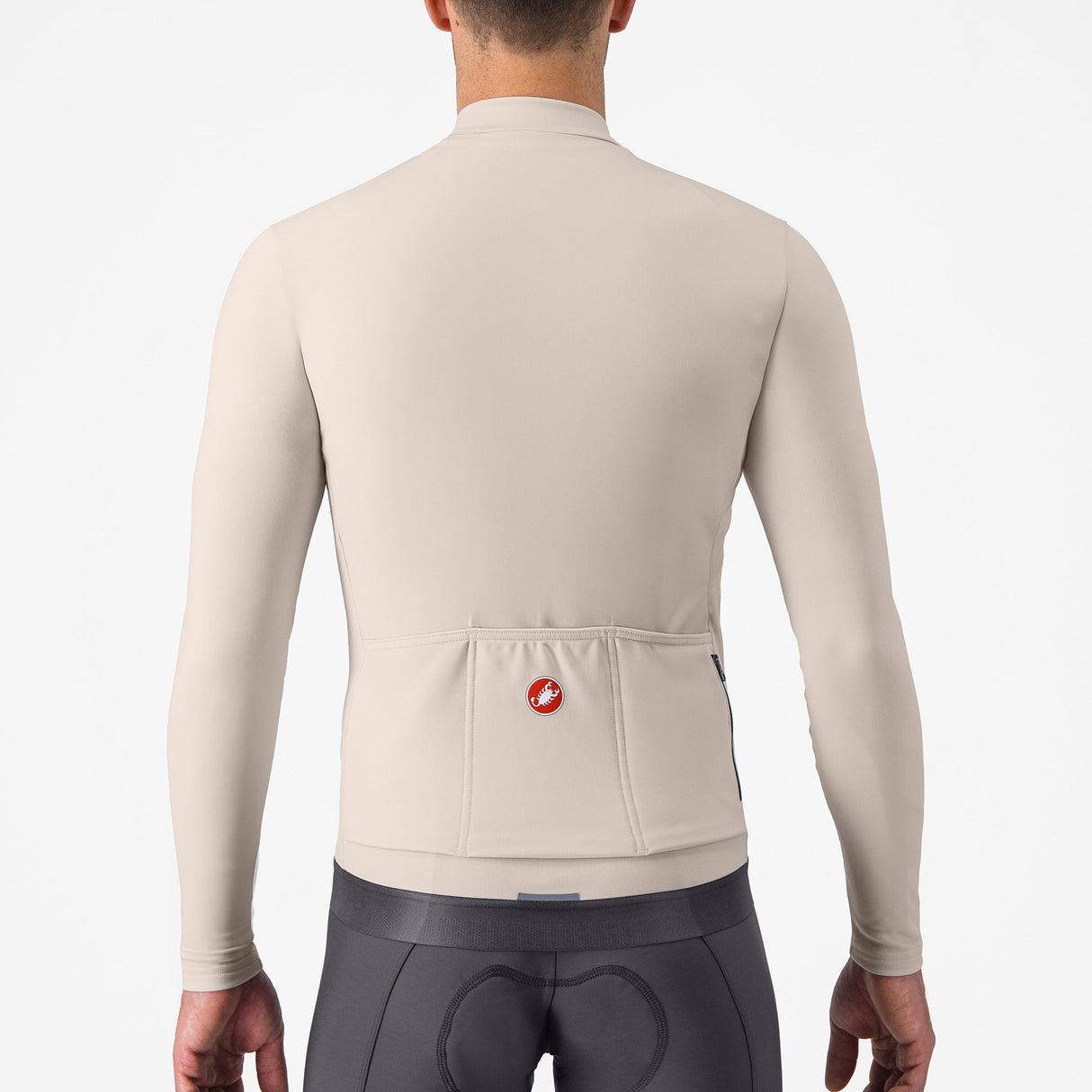 Maglia maniche lunghe Castelli Espresso Thermal - Beige Castelli