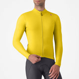 Maglia maniche lunghe Castelli Espresso Thermal - Giallo chiaro Castelli