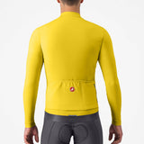 Maglia maniche lunghe Castelli Espresso Thermal - Giallo chiaro Castelli