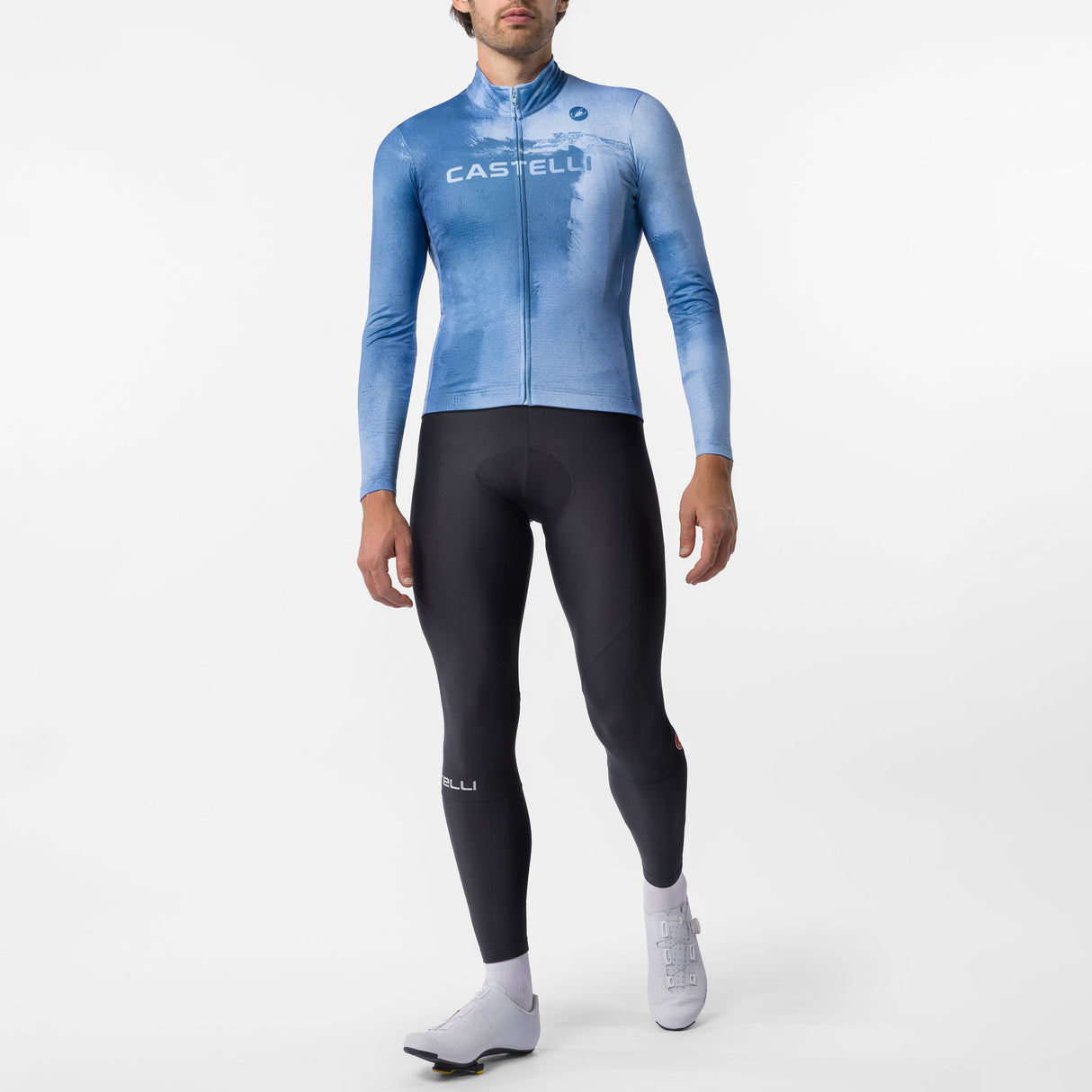 Castelli Nebula Thermal langarmtrikot - Blau