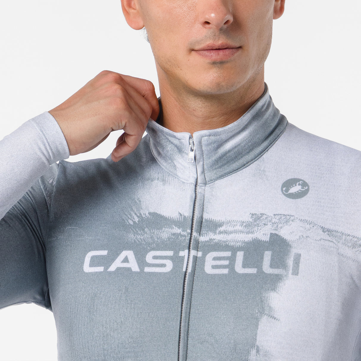 Castelli Nebula Thermal langarmtrikot - Grau