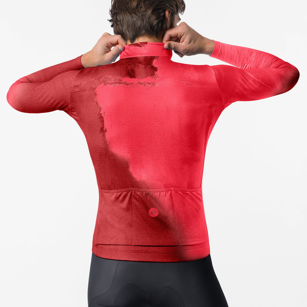 Castelli Nebula Thermal langarmtrikot - Rot