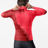Castelli Nebula Thermal langarmtrikot - Rot