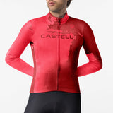 Castelli Nebula Thermal langarmtrikot - Rot