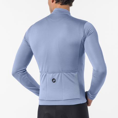 Maillot de manga larga Castelli Puro 4.1 - Azul claro