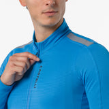 Maillot manches longues Castelli Puro 4.1 - Bleu