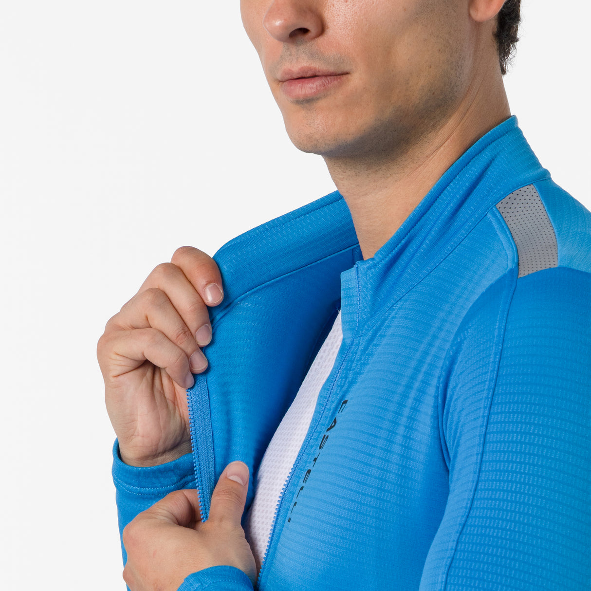 Maillot manches longues Castelli Puro 4.1 - Bleu