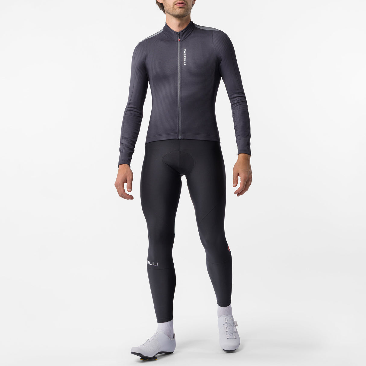 Maglia maniche lunghe Castelli Puro 4.1 - Grigio Castelli
