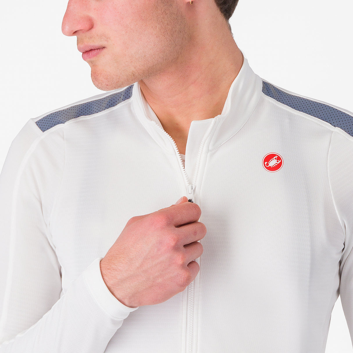 Maglia maniche lunghe Castelli Puro 4 - Bianco Castelli