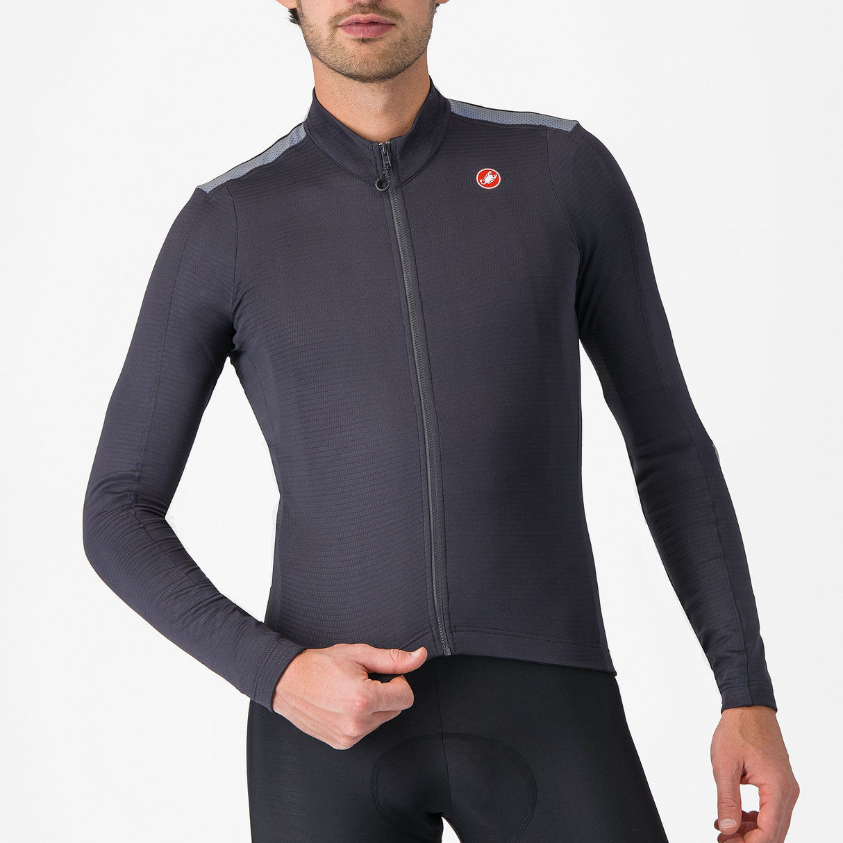 Maglia maniche lunghe Castelli Puro 4 - Grigio Castelli