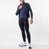 Castelli Thermowoven Langarmtrikot - Blau