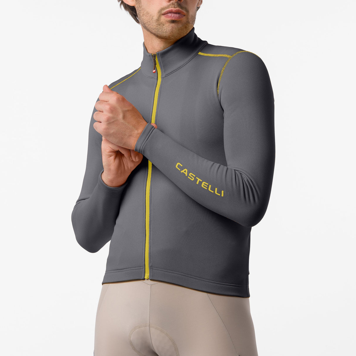 Maglia maniche lunghe Castelli Unlimited Trail 2 - Grigio chiaro Castelli