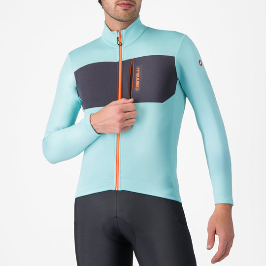 Castelli Unlimited Trail 2 langarmtrikot - Hellblau