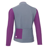 Langarmtrikot Dotout Orion - Hellgrau Violett