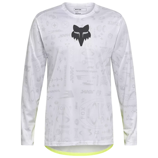 Fox Defend Ranger Lunar long sleeves jersey - White
