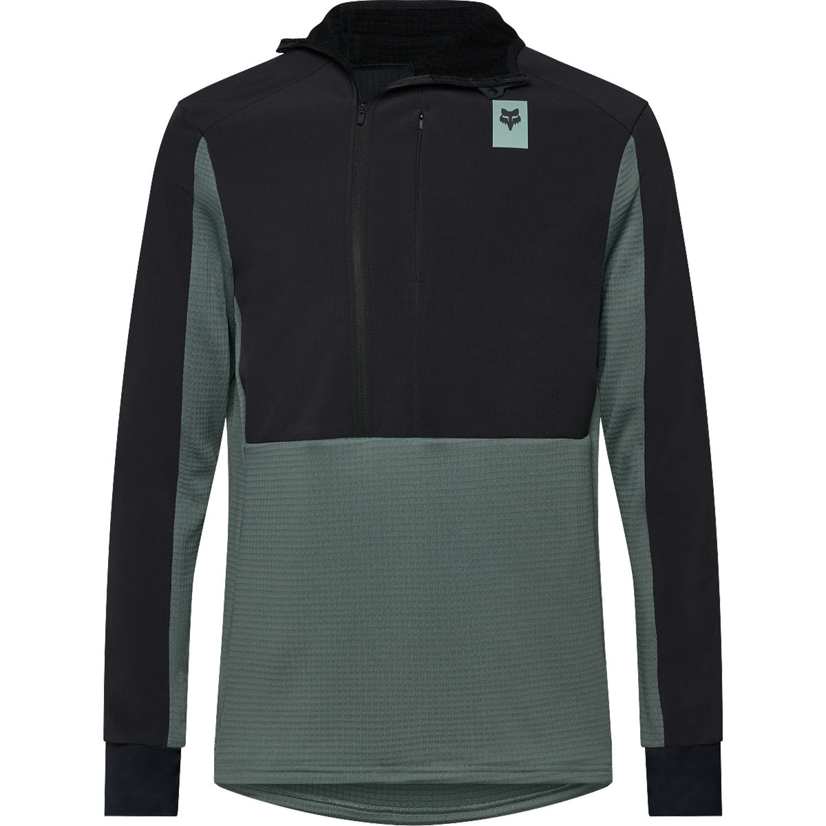 Maillot manches longues Fox Defend Thermal Hoodie - Sage