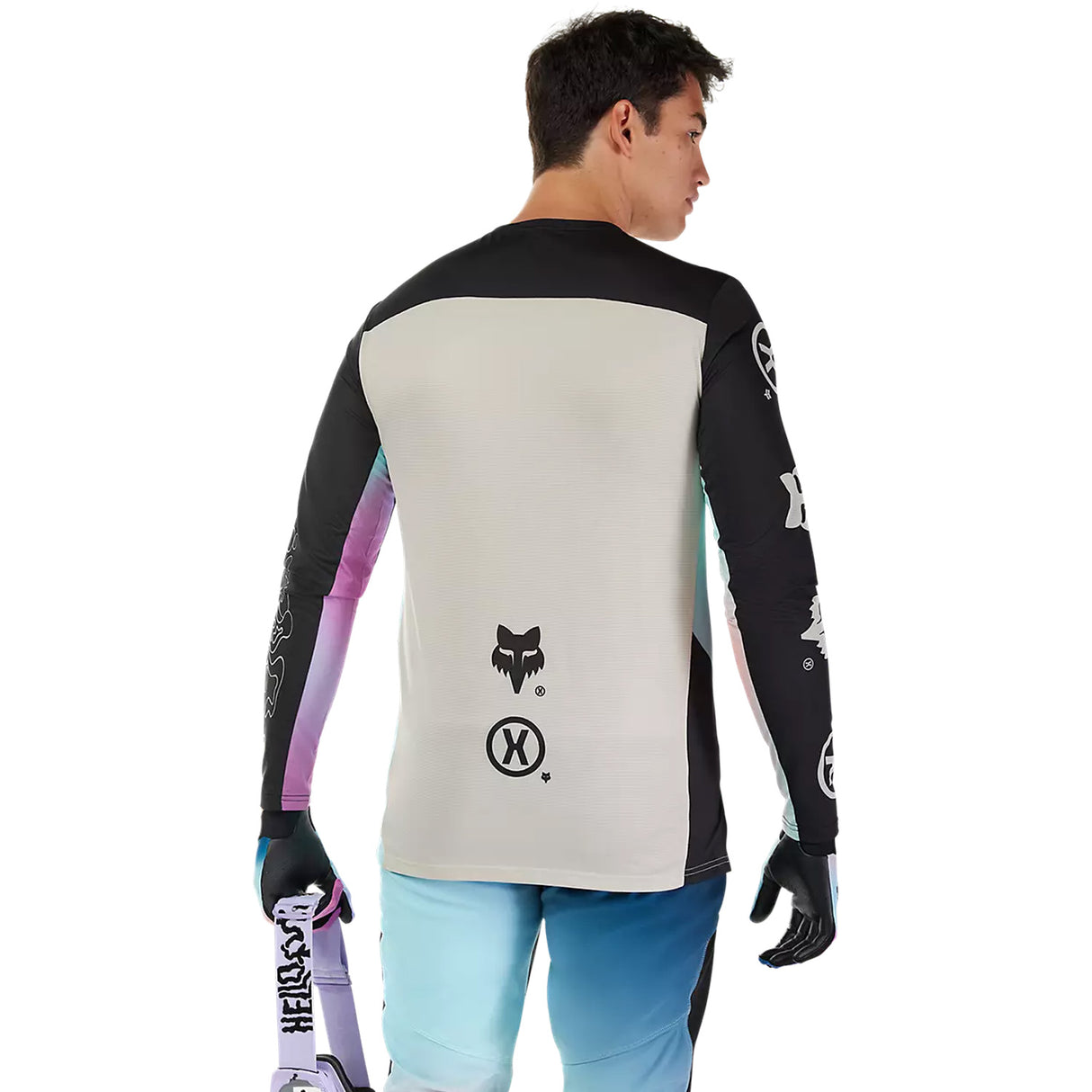 Maglia maniche lunghe Fox Flexair Hello Future - Nero Fox