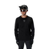Langarmtrikot Fox Flexair Water - Schwarz
