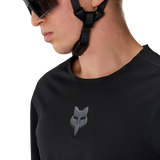 Langarmtrikot Fox Flexair Water - Schwarz