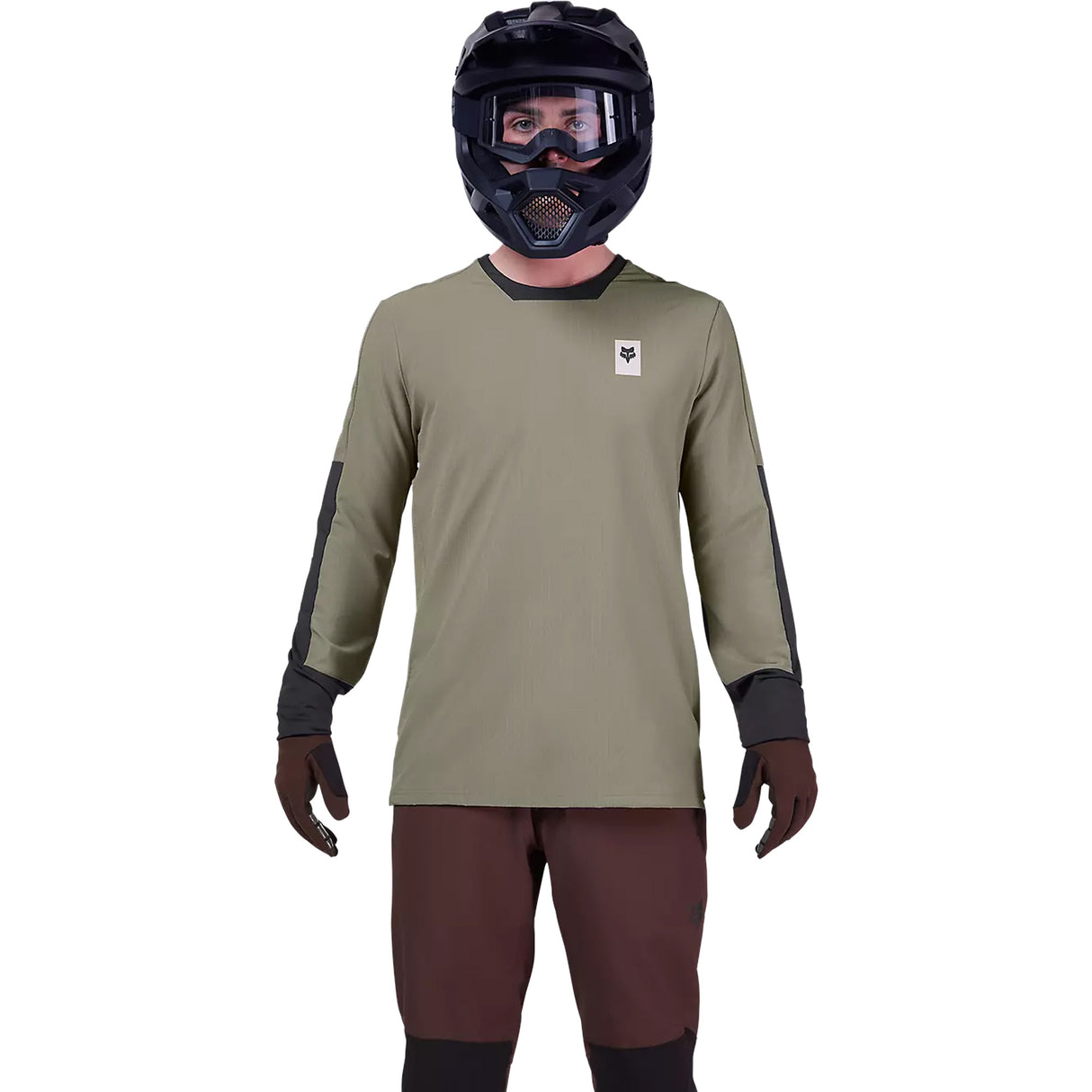 Maglia maniche lunghe Fox Ranger Defend Thermal - Verde Fox