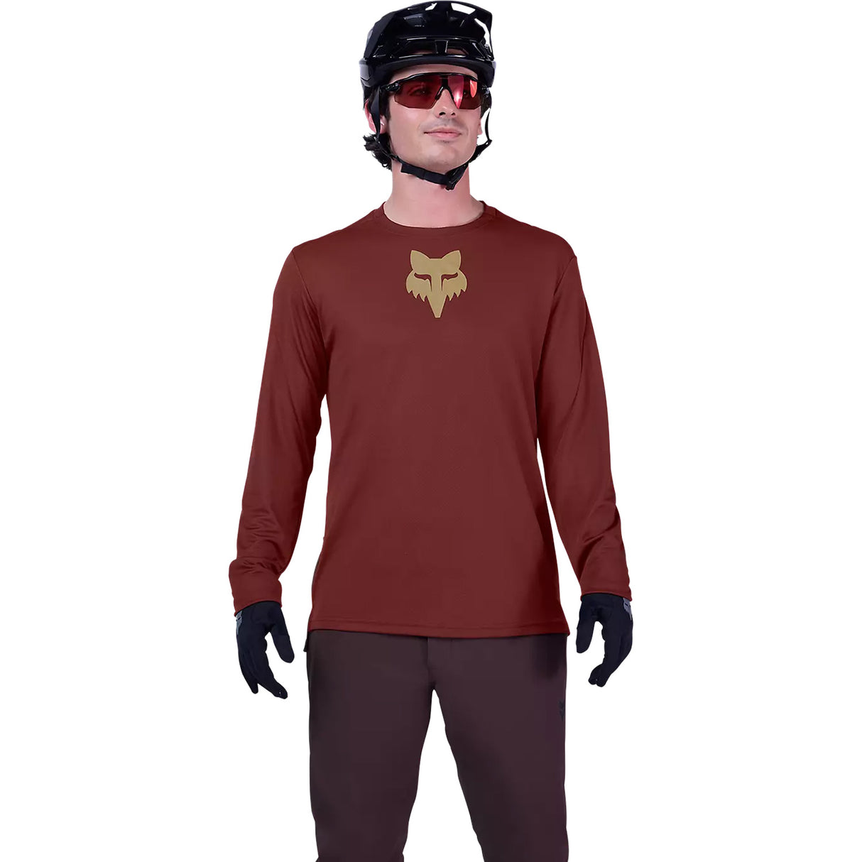 Maglia maniche lunghe Fox Ranger Fox Head - Bordeaux Fox