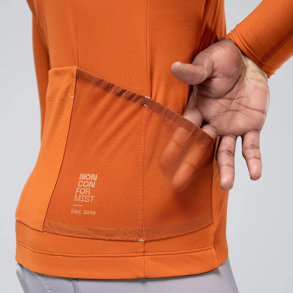 Maglia maniche lunghe Gobik Pacer Solid 2.0 Thai - Arancio Gobik