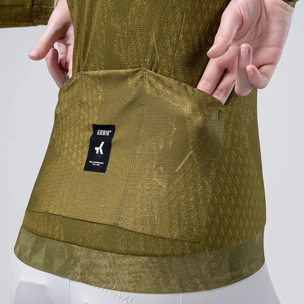 Maglia maniche lunghe Gobik Vanquish Data - Verde Gobik