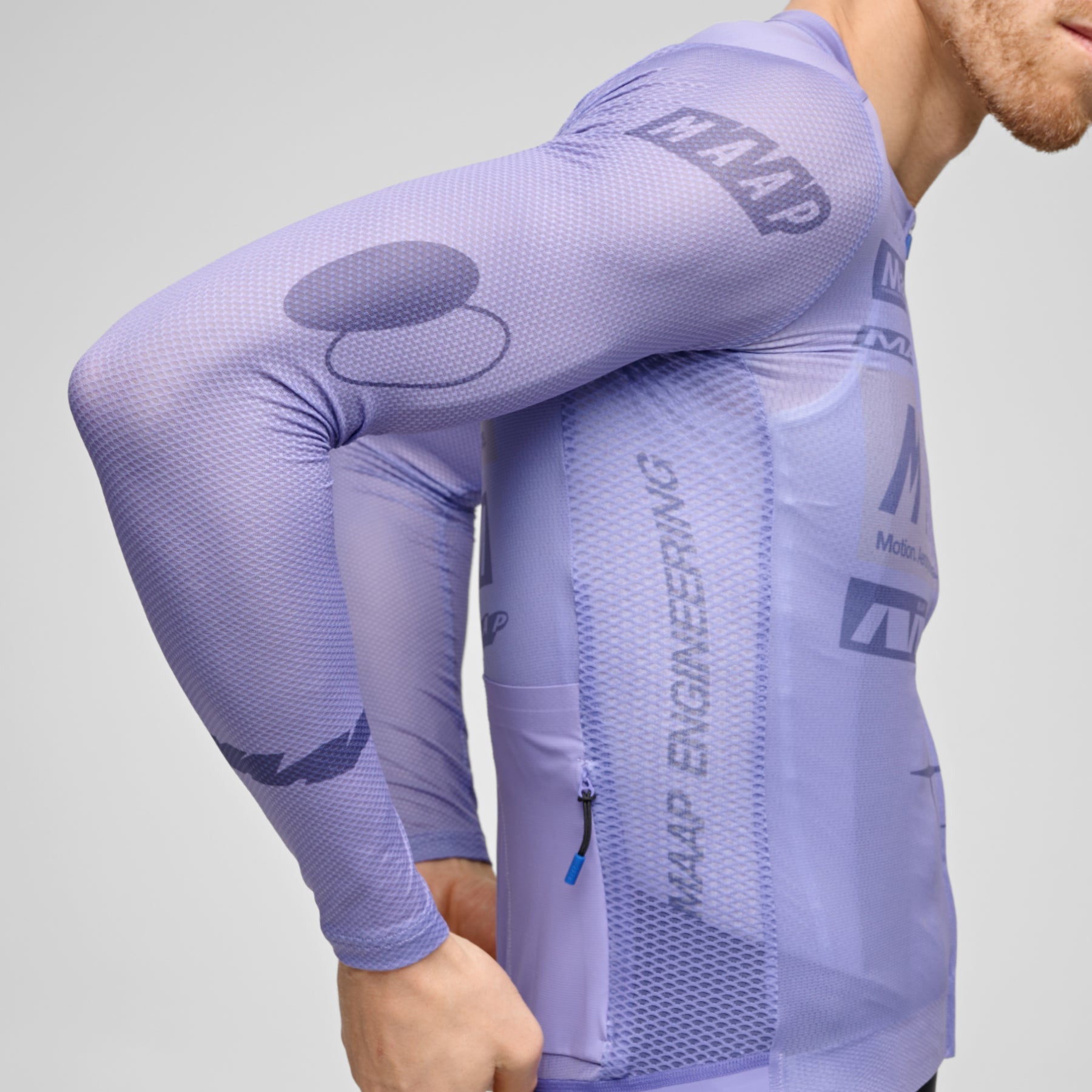 Maglia maniche lunghe Maap Drome Pro Air 3.0 - Viola Maap