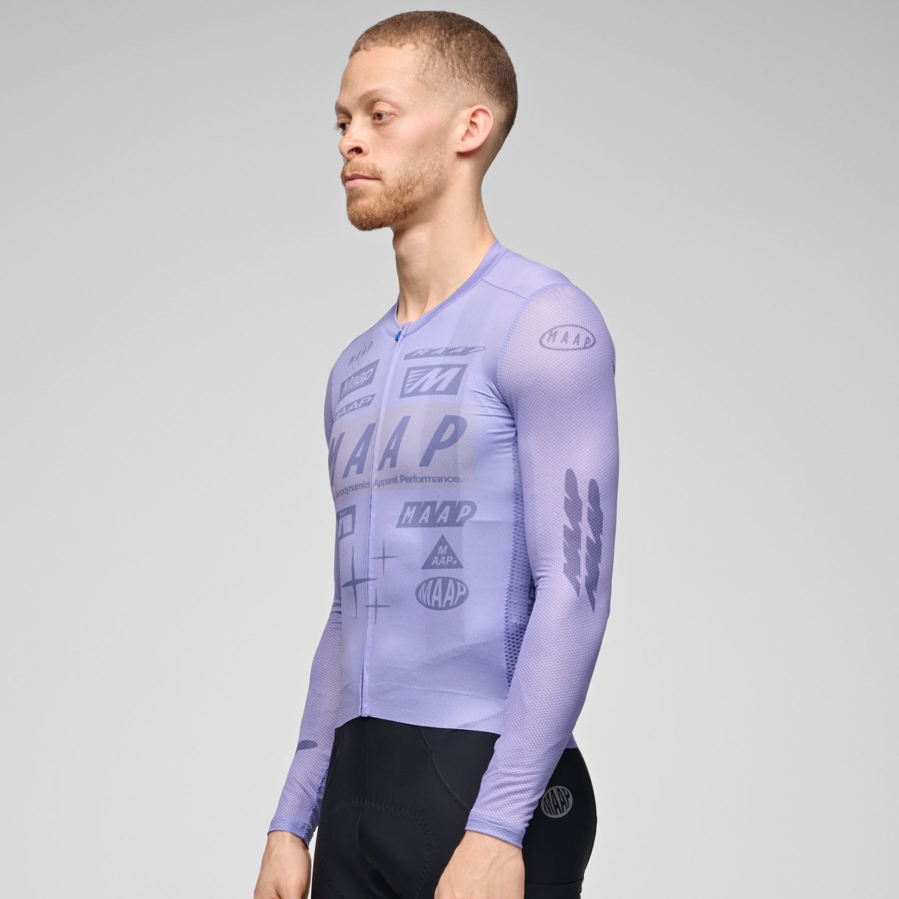 Maglia maniche lunghe Maap Drome Pro Air 3.0 - Viola Maap
