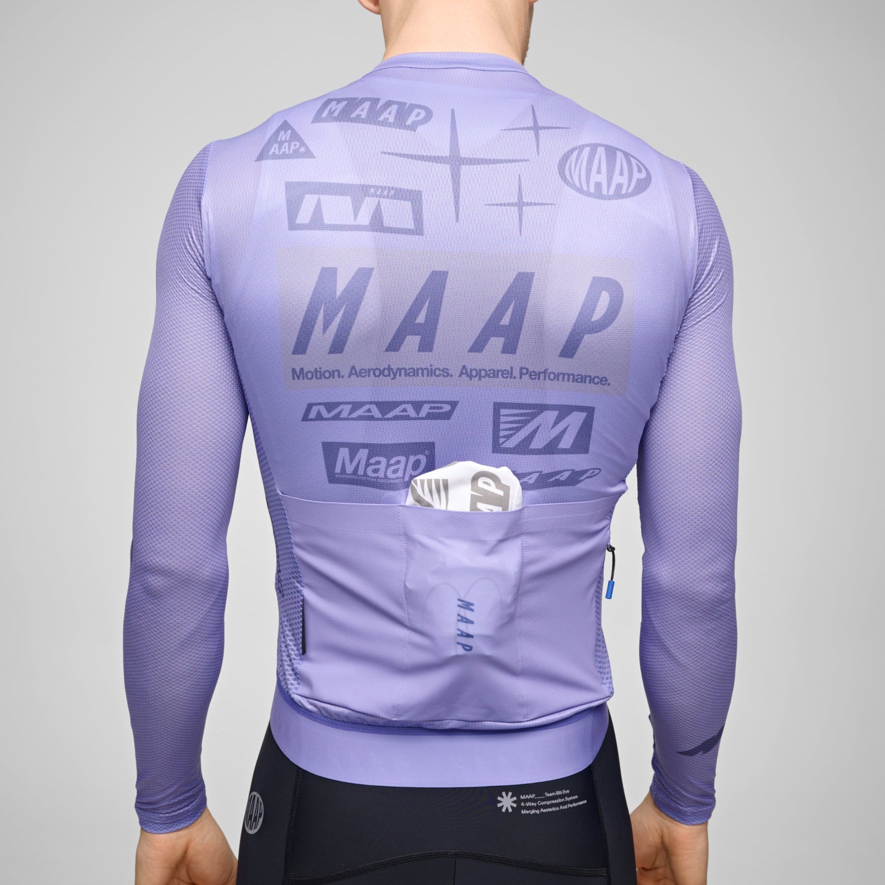 Maglia maniche lunghe Maap Drome Pro Air 3.0 - Viola Maap