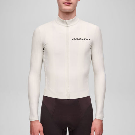 Maillot mangas largas Maap Pro Aero Thermal - Blanco Maap