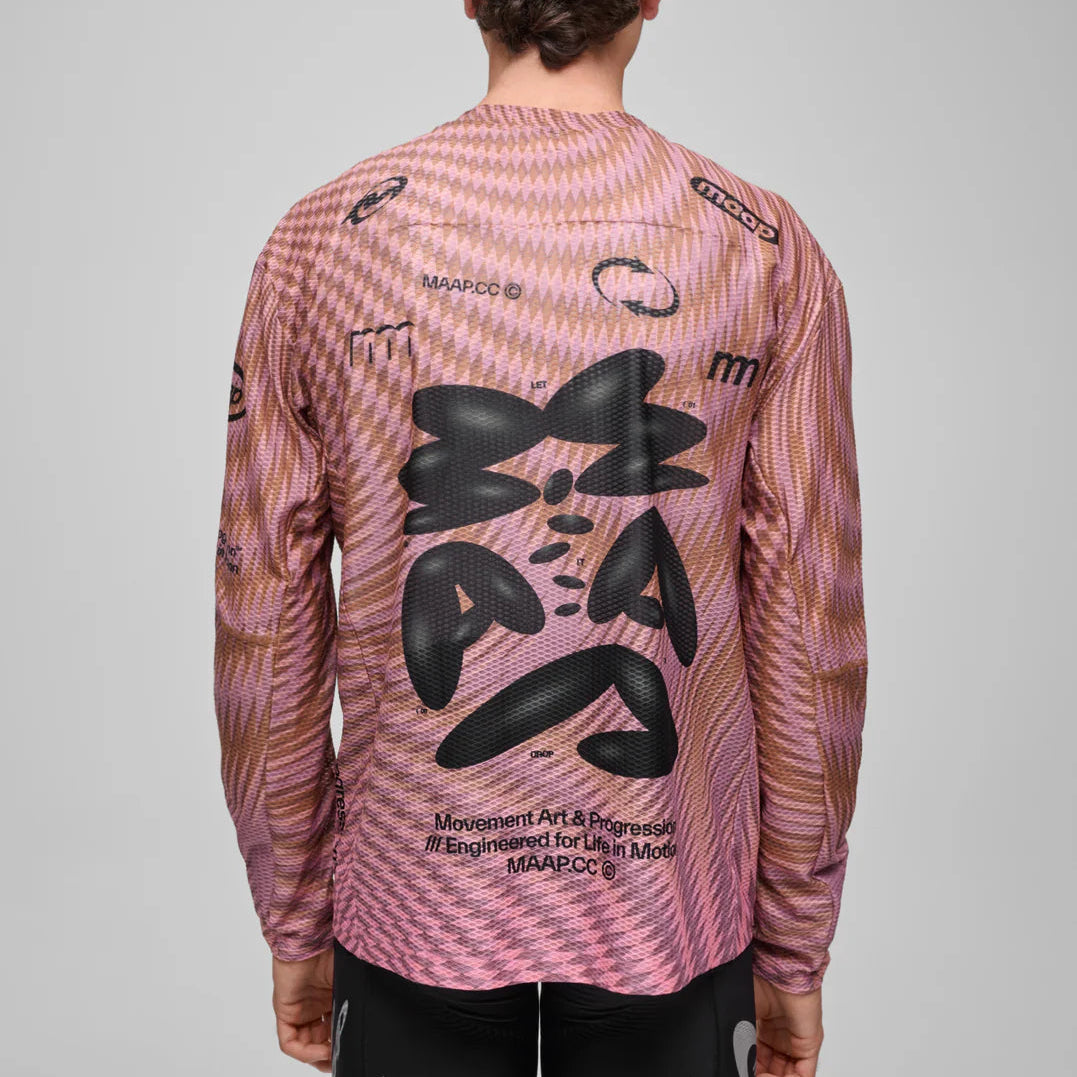Maglia maniche lunghe Maap Spectrum Air - Rosa Maap