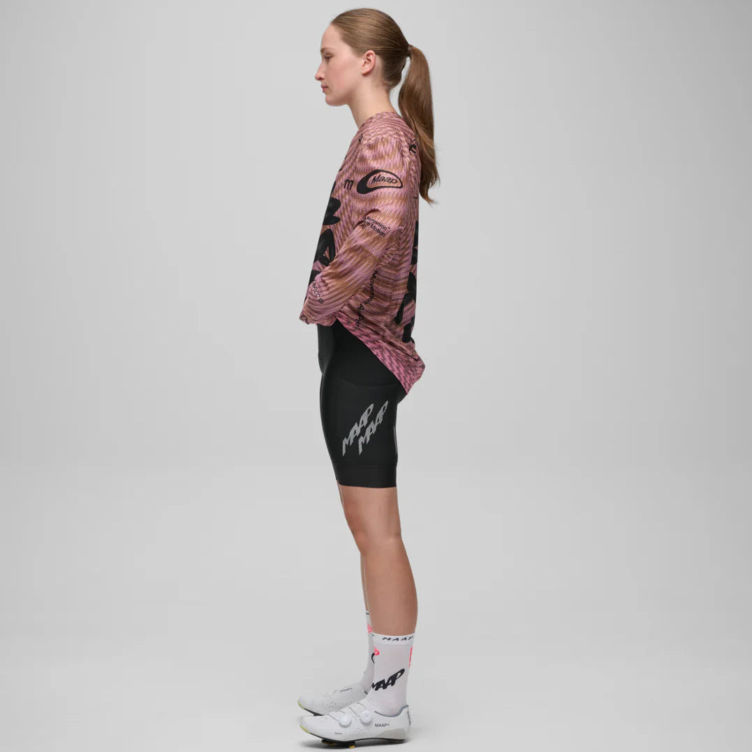Maglia maniche lunghe Maap Spectrum Air - Rosa Maap
