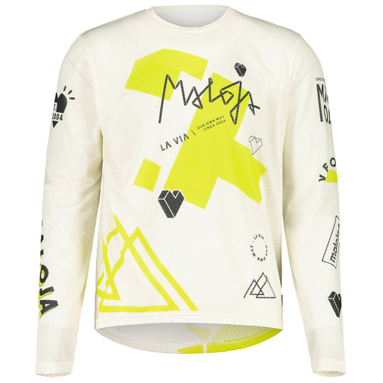 Maillot manches longues Maloja WeissenbergM - Blanc